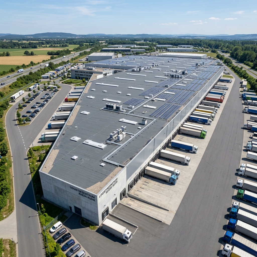 Logistikzentrum Flachdach